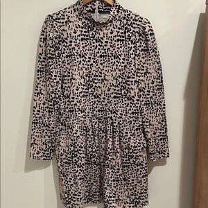Rebecca Taylor Animal Print Dress